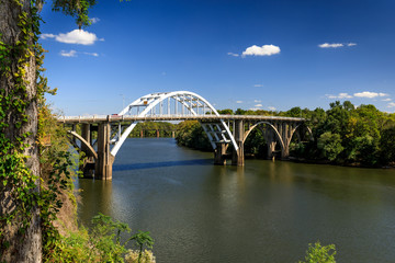 Fototapeta na wymiar Historic Edmund Pettus Bridge, Selma, Alabama