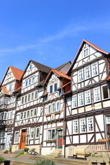 Fototapeta premium Fachwerkgebäude in Bad Sooden-Allendorf