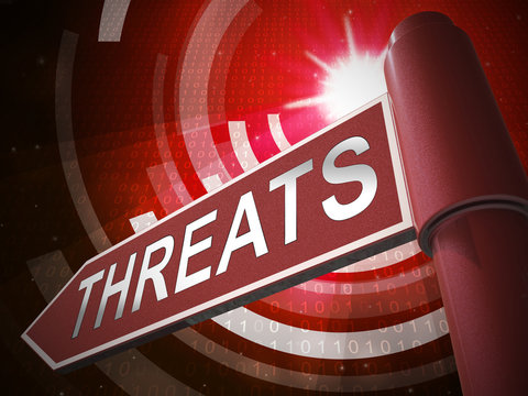 Cyber Threat Intelligence Online Protection 3d Illustration