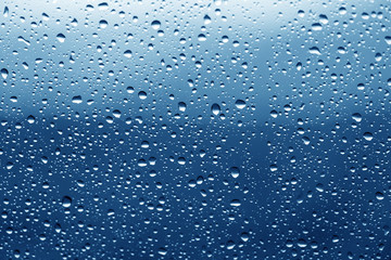 Fototapeta premium raindrops on glass background