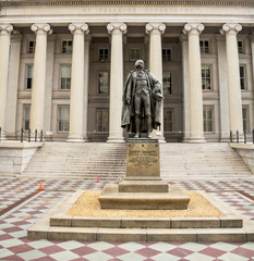 Naklejka premium The Treasury Department in Washington DC 