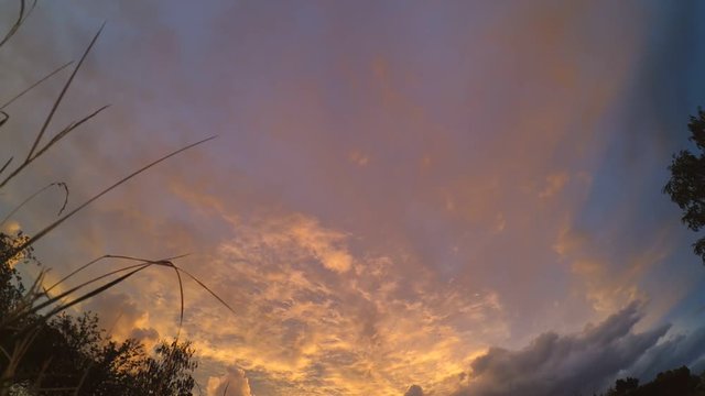 Time Lapse made from ground level, after storm heavy clouds floating in Lithuania. Sumertime sunset. filmedf by xiaomi yi action camera
1080P @ 30 fps