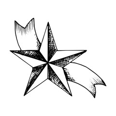 star with a ribbon award for victory