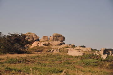 rochers de granit