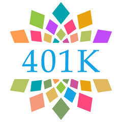 Retirement 401K Colorful Shapes Circular 
