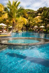 Foto auf Acrylglas resort pool © luckybusiness