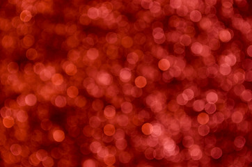 Red abstract bokeh background.