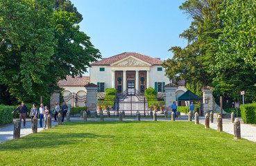 Fototapeta na wymiar Veneto. The villas designed by architect Andrea Palladio