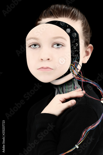 Image result for cyborg child