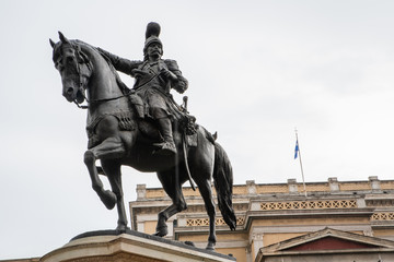 Statue of Theodoros Kolokotronis in Athens, Greece