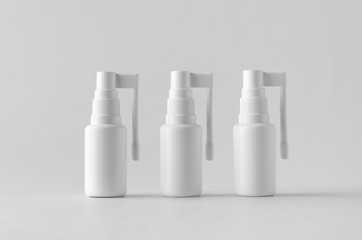 Throat spray pump mock-up.