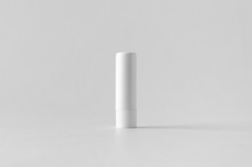 Lip balm packaging mock-up.