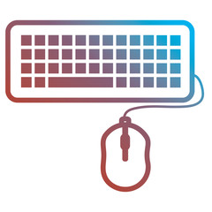 computer keyboard and mouse