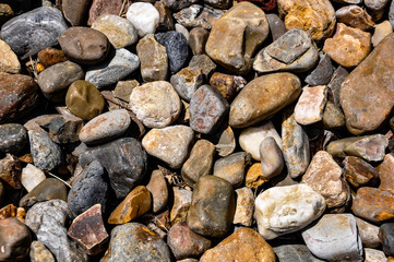 Colorful stones as backgrounds