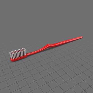 Simple dental toothbrush