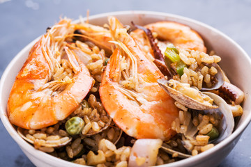 Seafood Paella