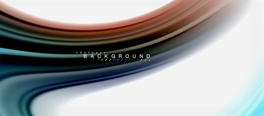 Rainbow fluid colors abstract background twisted liquid design, colorful marble or plastic wavy texture backdrop, multicolored template for business or technology presentation or web brochure cover