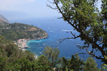 Naklejka premium Albero - Panorama, Massa Lubrense, Italia
