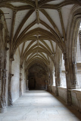 Fototapeta premium Cloister corridor in the Cahors cathedral