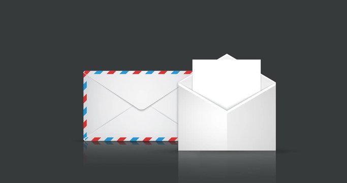 animation - modern motion envelope design background