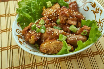 Honey Garlic Baked Pork Bites