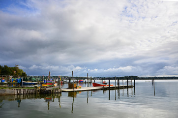 Fototapeta premium Hafen Himmel 