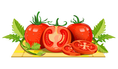 Fresh tomatoes from the farm go straight for your kitchen.