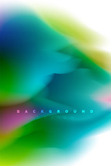 Holographic paint explosion design, fluid colors flow, colorful storm. Liquid mixing colours motion concept, trendy abstract background layout template for business presentation, app wallpaper banner