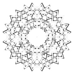 Beautiful fantasy flower ornament. seamless art-deco pattern. vector illustration. for design, wallpaper, invitation symbol.