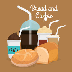 delicious breads and coffee label