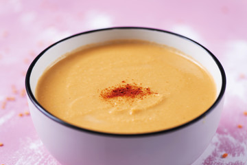 pumpkin and coconut puree.