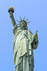 Fototapeta premium Close-up about statue of liberty