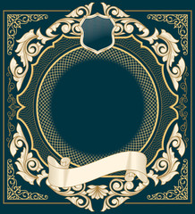 Ornate decorative vintage design