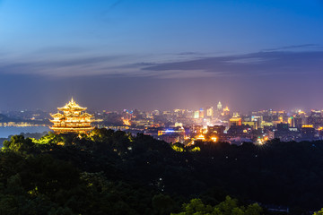 landscape of hangzhou west lake
