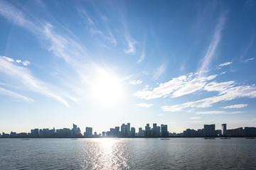 Fototapeta premium hangzhou city skyline