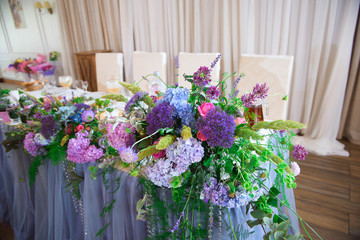 wedding banquet in a restaurant
