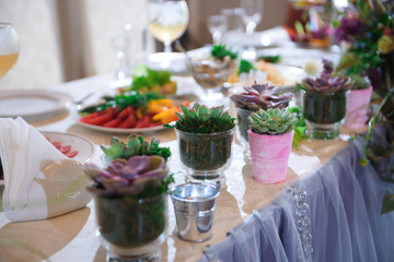 wedding banquet in a restaurant