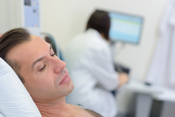patient waiting in worry