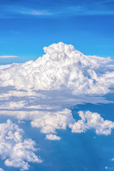 Fototapeta premium blue sky with white clouds