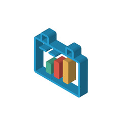 Clipboard isometric right top view 3D icon