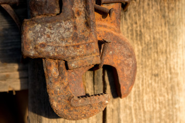 old rusty tools