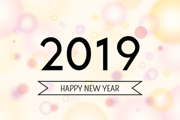 Silvester 2019 Happy New Year Karte