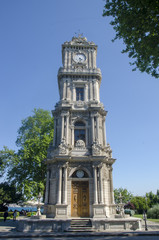Fototapeta na wymiar Dolmabahce Clock Tower