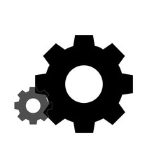 Settings icon vector