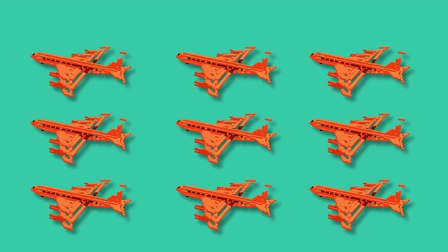 shape morphing - dynamic voxels 3D visualization