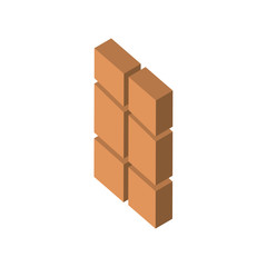 Map isometric right top view 3D icon