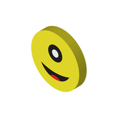 Cyclops isometric right top view 3D icon