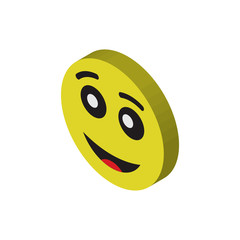 Ti isometric right top view 3D icon