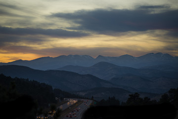 Obraz premium Rocky Mountain Scene