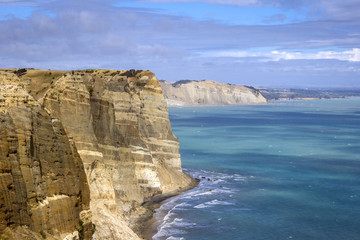Fototapeta na wymiar Cape Kidnappers is a headland at the southeastern extremity of Hawkes Bay, NZ